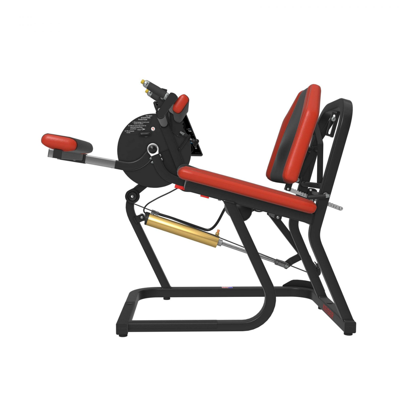 A400 Seated Leg Curl - Görsel 2