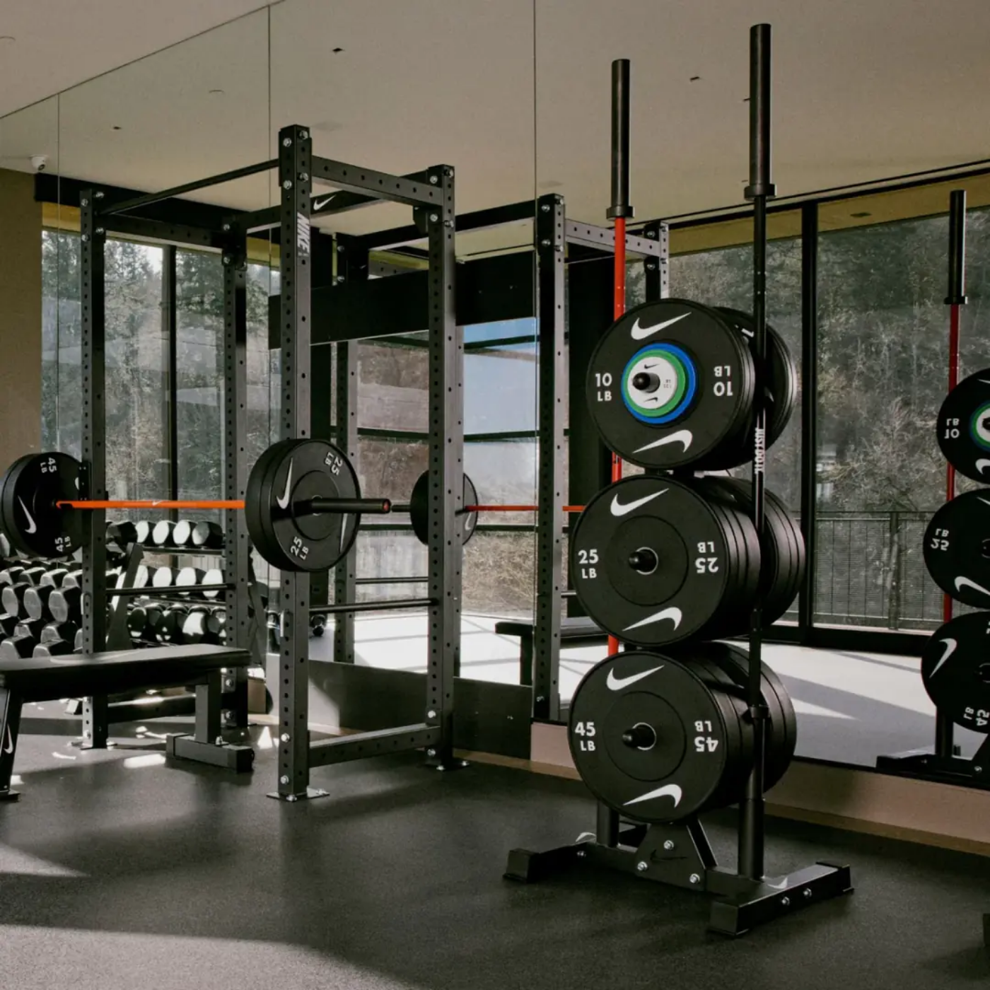 Nike Plate Tree & Barbell Holder - Görsel 4