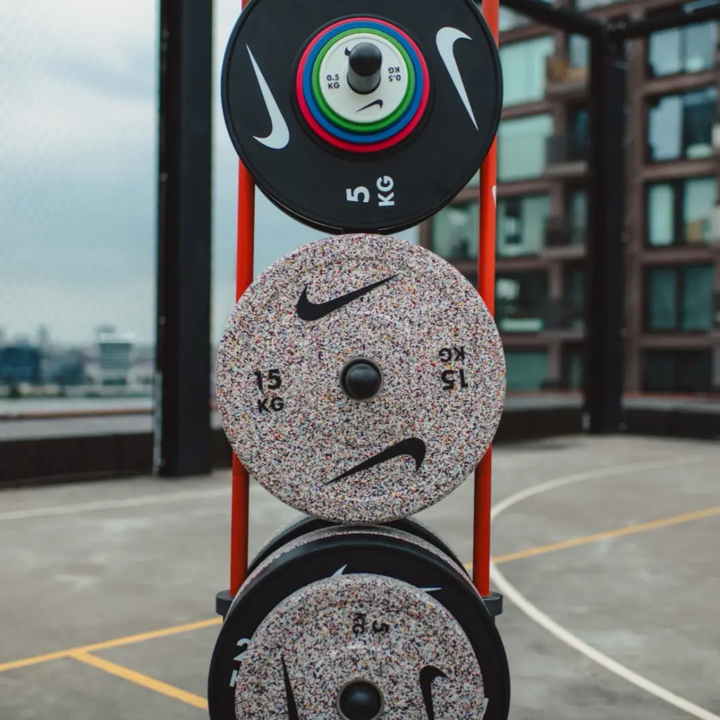 Nike Plate Tree & Barbell Holder - Görsel 5