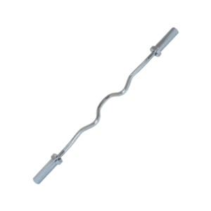 Krom kaplı derin kırık ergonomik yapıya sahip Diesel Fitness Olympic Bar V (Derin Kırık/Z Bar) 119Cm olimpik antrenman barı