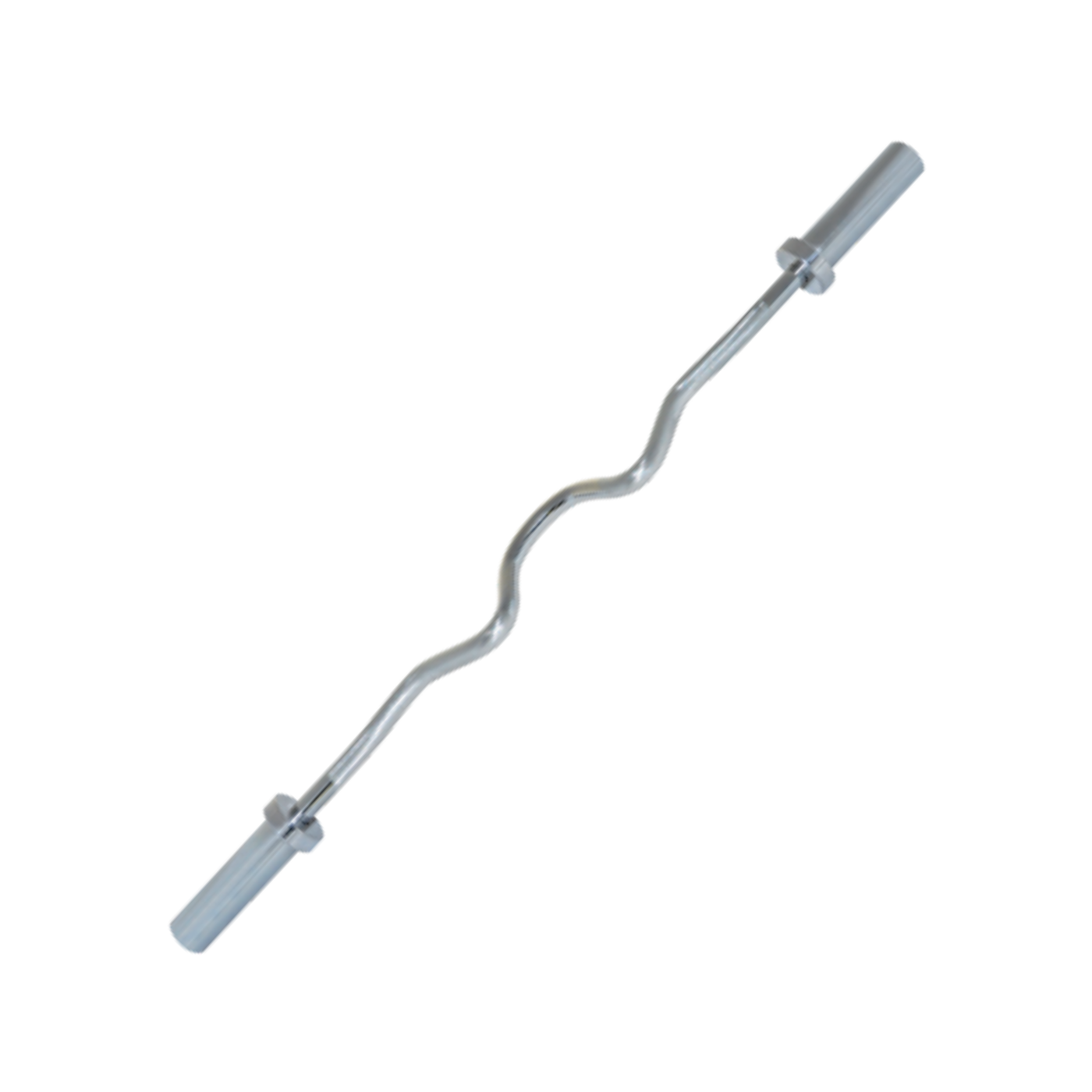 Krom kaplı derin kırık ergonomik yapıya sahip Diesel Fitness Olympic Bar V (Derin Kırık/Z Bar) 119Cm olimpik antrenman barı