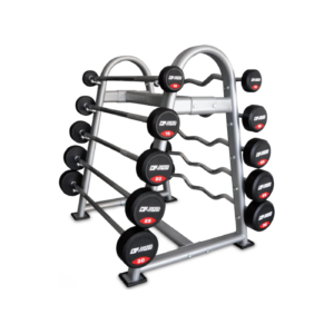 Düz ve kıvrık krom kaplama barlara sahip rack sistemli Diesel Fitness Barbell Set profesyonel fitness ekipmanı