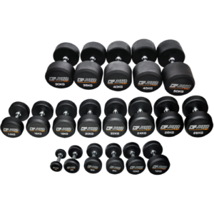 Kauçuk kaplama gövdeye ve ergonomik metal tutma alanına sahip Diesel Fitness Plus Dumbbell profesyonel dambıl seti