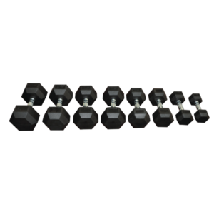 2,5 kg ile 30 kg arasında farklı ağırlık seçeneklerine sahip Diesel Fitness Altıgen Dumbbell Set kauçuk hex dambıl seti