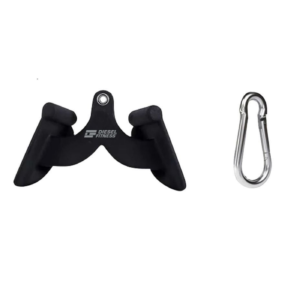 Çift ergonomik tutma alanına sahip Diesel Fitness CABTK31318 Row Bar 30 cm cable istasyonu sırt antrenman aparatı