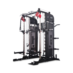 Smith machine, cable crossover sistemi ve dip aparatı bulunan Diesel Fitness X4000 Functional Trainer çok fonksiyonlu spor salonu ekipmanı