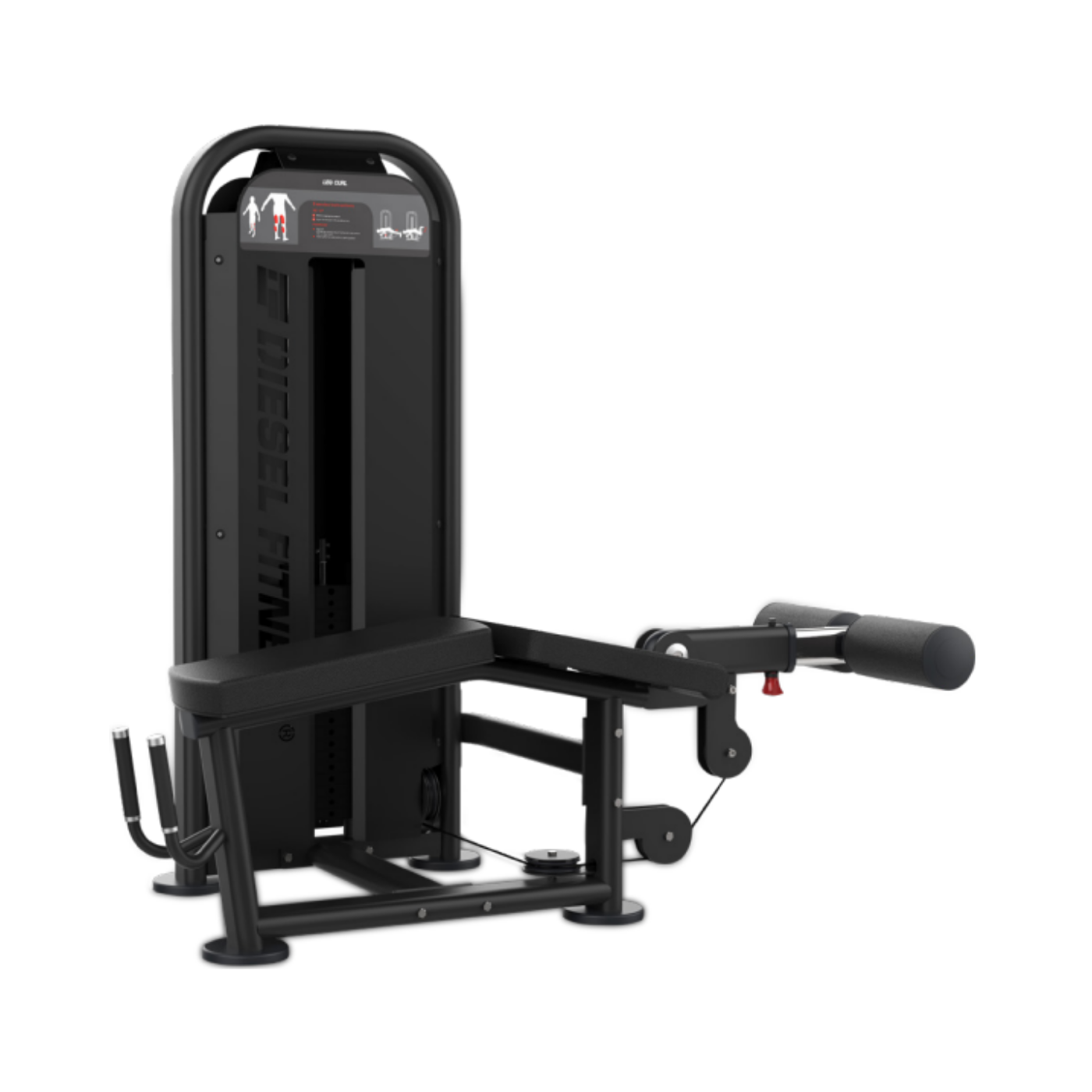 Diesel Fitness Horizontal Leg Curl profesyonel arka bacak antrenman makinesi