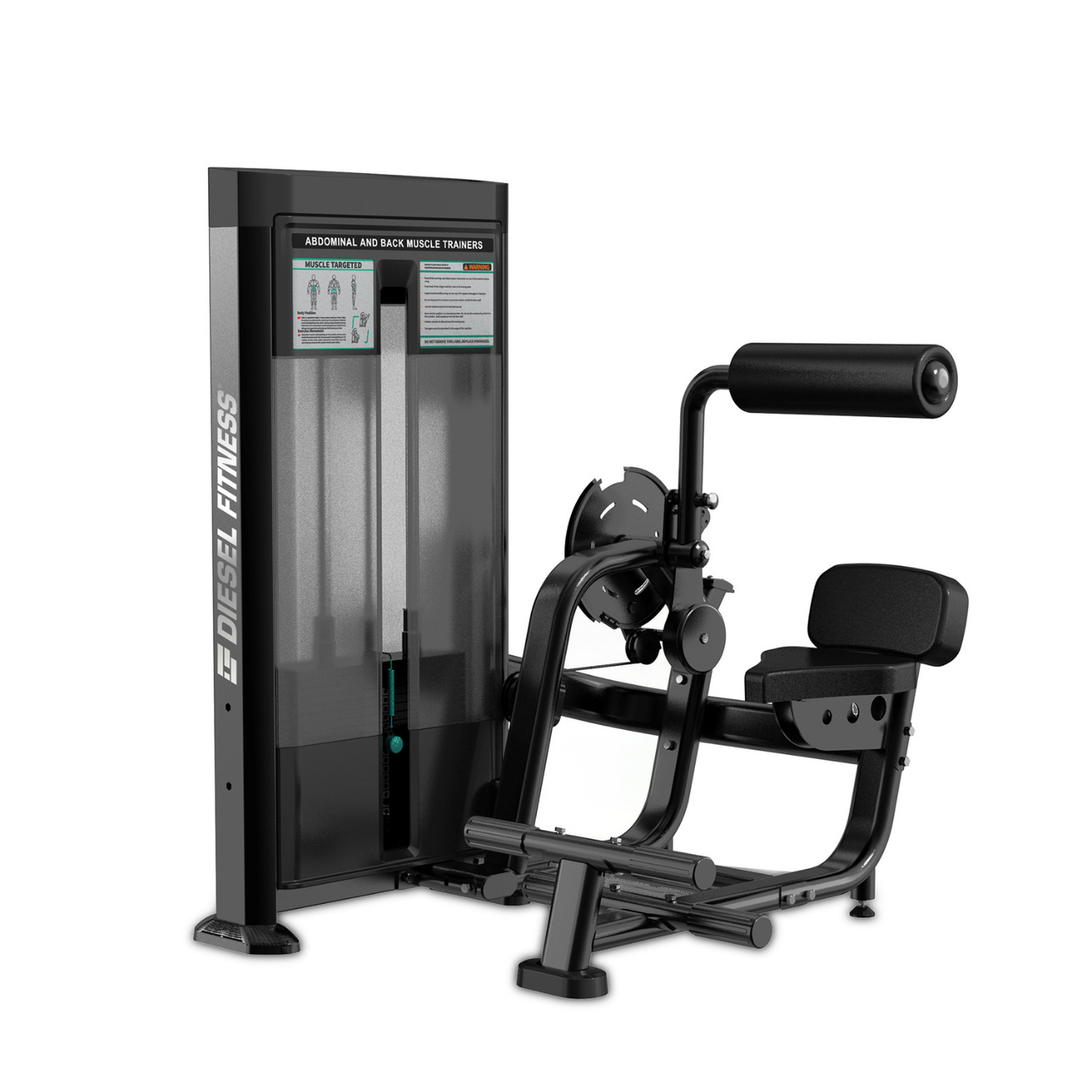 Diesel Fitness Abdominal Crunch Back Extension profesyonel karın ve bel antrenman makinesi