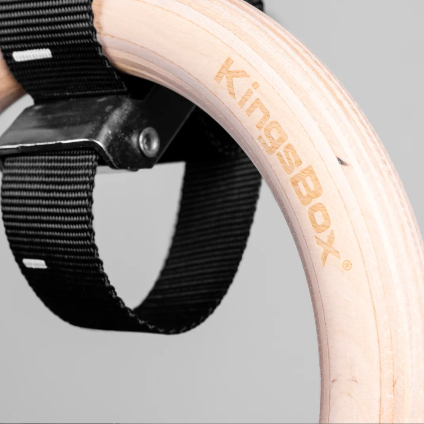 KİNGSBOX Ahşap Jimnastik Halka (Wood Rings) - Görsel 2