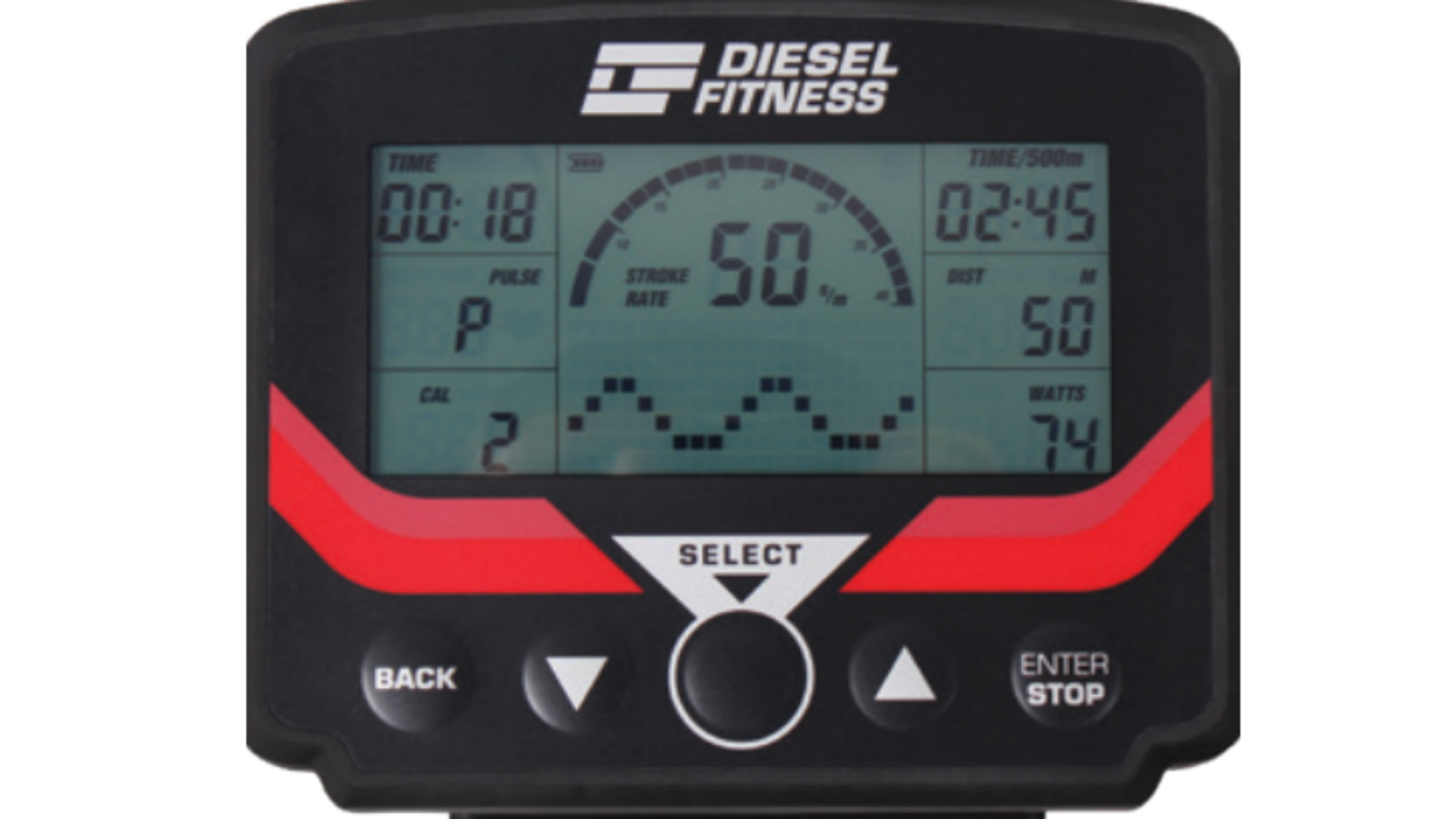 Air Ski Ergometer gösterge özellikleri